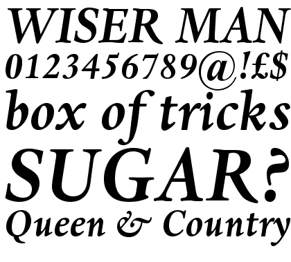 Dante&reg; Pro Bold Italic