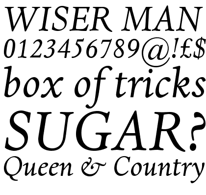 Dante&reg; Pro Italic