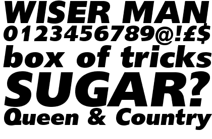 Delargo DT Pro BlackItalic