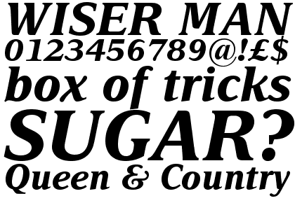 Delima&trade; Bold Italic