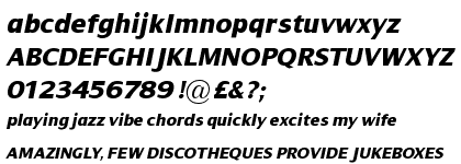 Dialog&trade; Extra Bold Italic