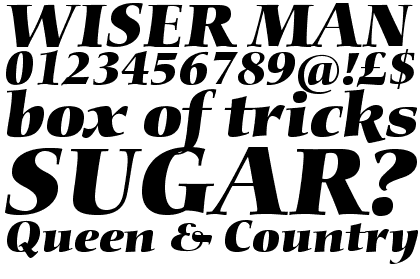 Diotima&reg; Classic Pro Heavy Italic