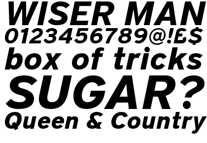 District Bold Italic