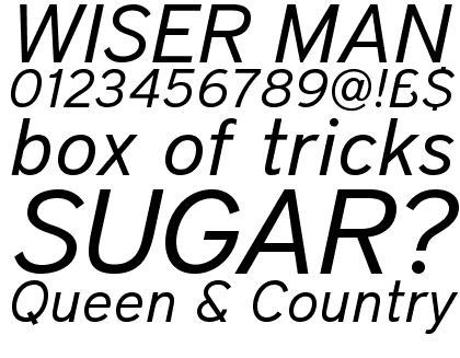 District Book Italic