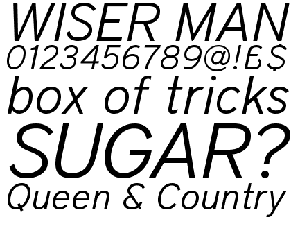 District Light Italic