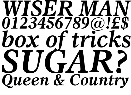 Dutch 811 Bold Italic