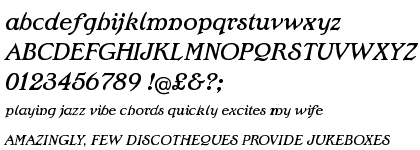 Edwardian Medium Italic