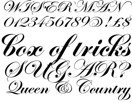 Edwardian Script Bold Alternate