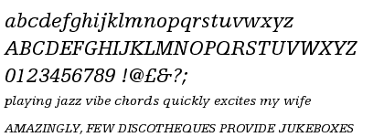 Egyptienne F&trade; 56 Italic