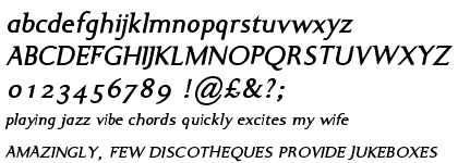 Ela Demiserif Semi Bold Italic