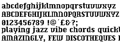 F2F Czykago&trade; Semi Serif
