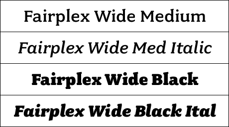 Fairplex Wide Medium &amp; Black