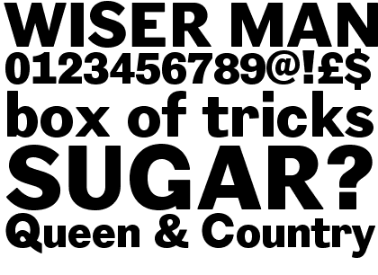 Figgins Sans Extra Bold