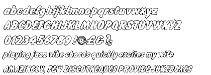 Flash Poster Outline Bold (P)