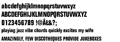 Folio CE Bold Condensed