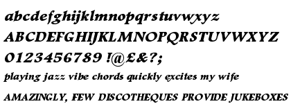 Footlight&trade; Extra Bold Italic