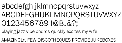 Franklin Gothic URW Cyrillic Light