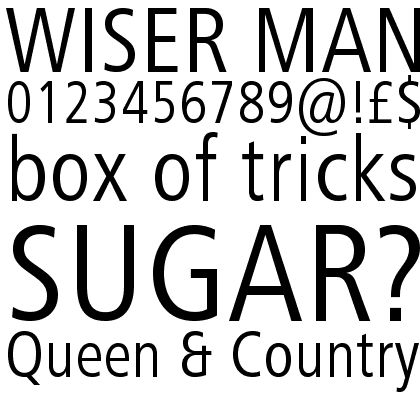 Frutiger&reg; Next W1G Condensed