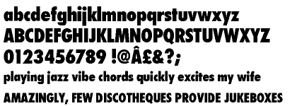 Futura Pro BQ Extra Bold Condensed