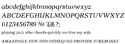 Gazette&trade; Italic