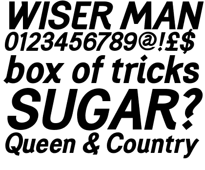 Generation Gothic Bold Italic