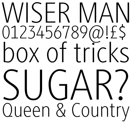 Generis&trade; Sans Com Thin