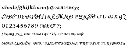 Goudy WTC Swash Medium Italic