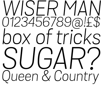 Grota Sans Alt Light Italic