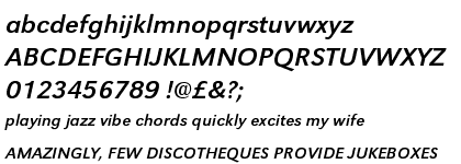 Grotesk URW 2018 Regular Italic