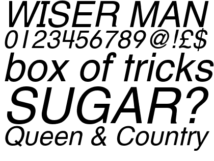 Helvetica&trade; Com Textbook Oblique