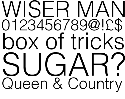 Helvetica&trade; Light