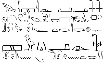 Hieroglyphics Phonetic