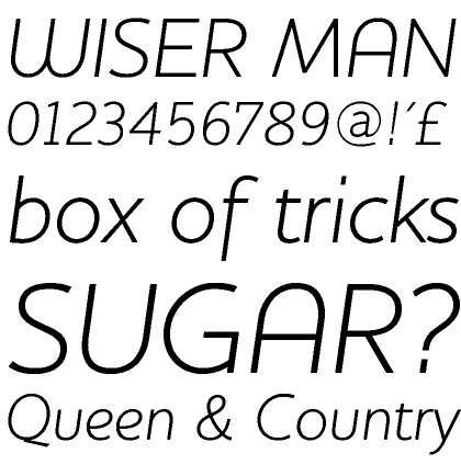 Houschka Light Italic