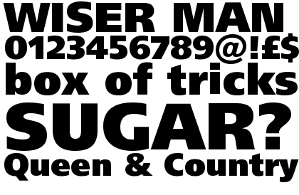 Humanist 777 Extra Black