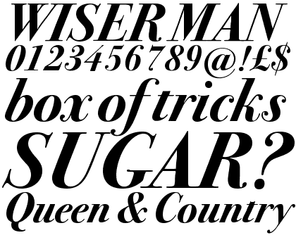 ITC Bodoni&trade; Seventytwo Com Bold Italic