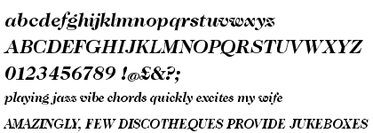 ITC Caslon&trade; No. 224 Bold Italic