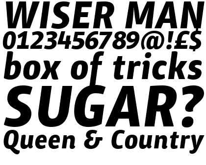 ITC Chino&trade; Pro Bold Italic