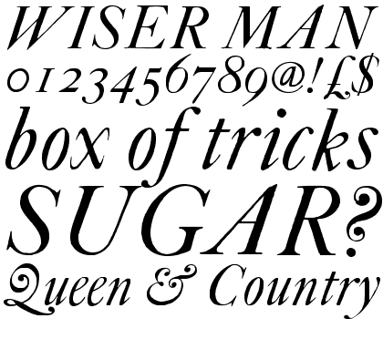 ITC Founder&amp;#039;s Caslon&trade; Forty-Two Italic Package