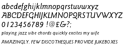 ITC Goudy Sans&trade; Pro Medium Italic