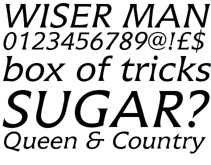 Icone&trade; 56 Regular Italic