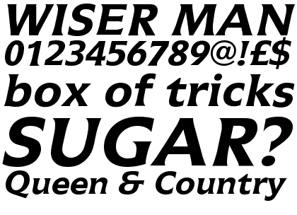 Icone&trade; 66 Bold Italic