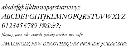 Janson Text&trade; 56 Italic