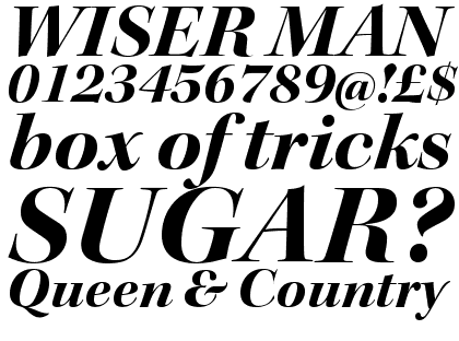 Kepler Bold Extended Italic Display