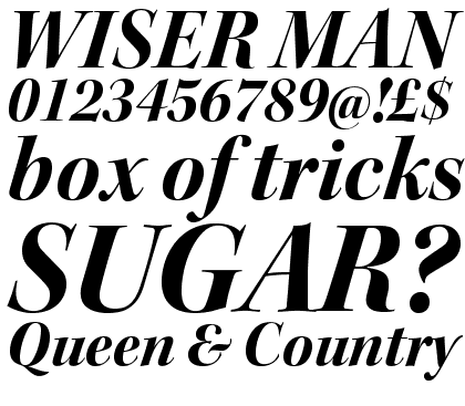 Kepler Bold Italic Display