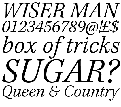 Kepler Light Italic Caption