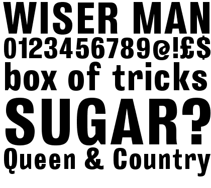 Kilburn Black + Italic