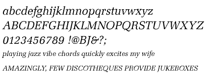 Latino URW Cyrillic Regular Italic