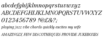 Linotype Centennial&trade; 46 Light Italic