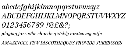 Linotype Centennial&trade; 56 Italic