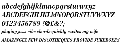 Linotype Centennial&trade; 76 Bold Italic